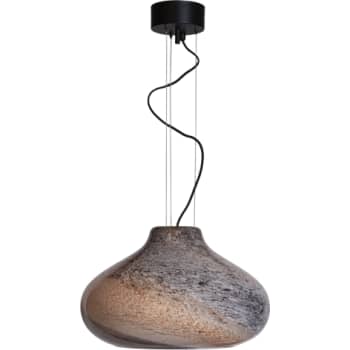 Mira pendel i blæst glas alle unikke ø 45 natur mix H 140 cm E27