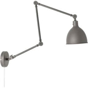 Bazar Væglampe, E27, grå