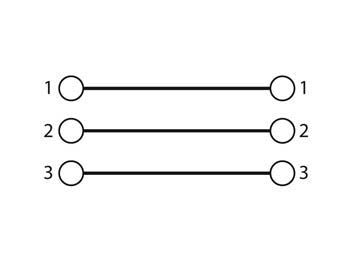 XLR mellemled - 3P XLR hun til 3P XLR hun