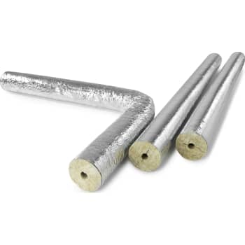 133 x 30 mm Rockwool aluskål m. tape