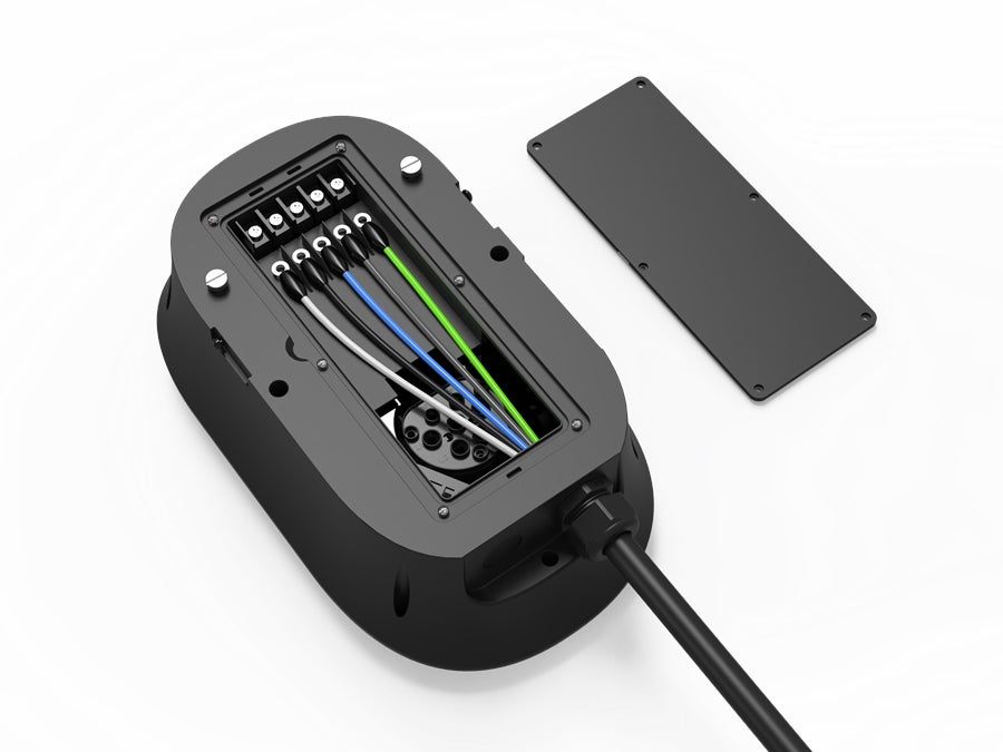 Fullwatt Wallbox EV Lader, 11kW Type 2, Wi-Fi/BT, Hvid