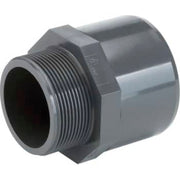 TP PVC-U d25x32x3/4" overgang med limmuffe og udvendigt gevind