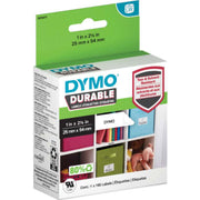 DYMO LabelWriter Holdbare 25x54mm Små Multi-brug Etiketter hvid 160 etiketter