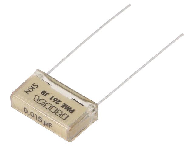 Papirkondensator - 15nF 500VAC 15,2mm (±10%)