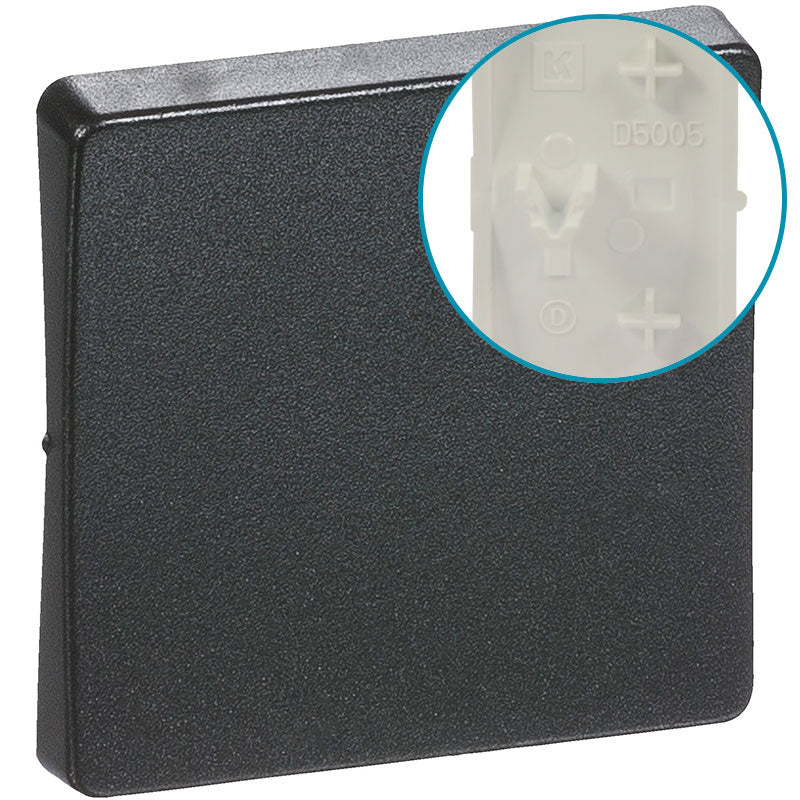 Fuga tangent afbryder koksgrå (gammel type)