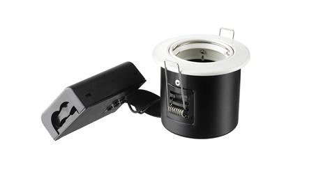 Indbygningsspot 230V GU10 max 7W Led -mat hvid
