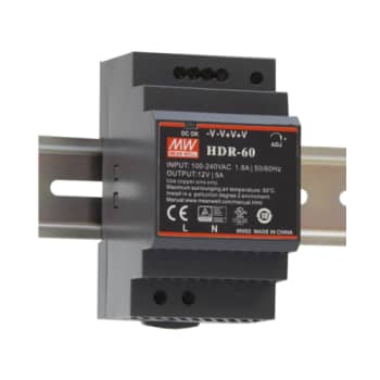 Strømforsyning HDR-60-24 AC/DC 60W 24V, 52,5mm