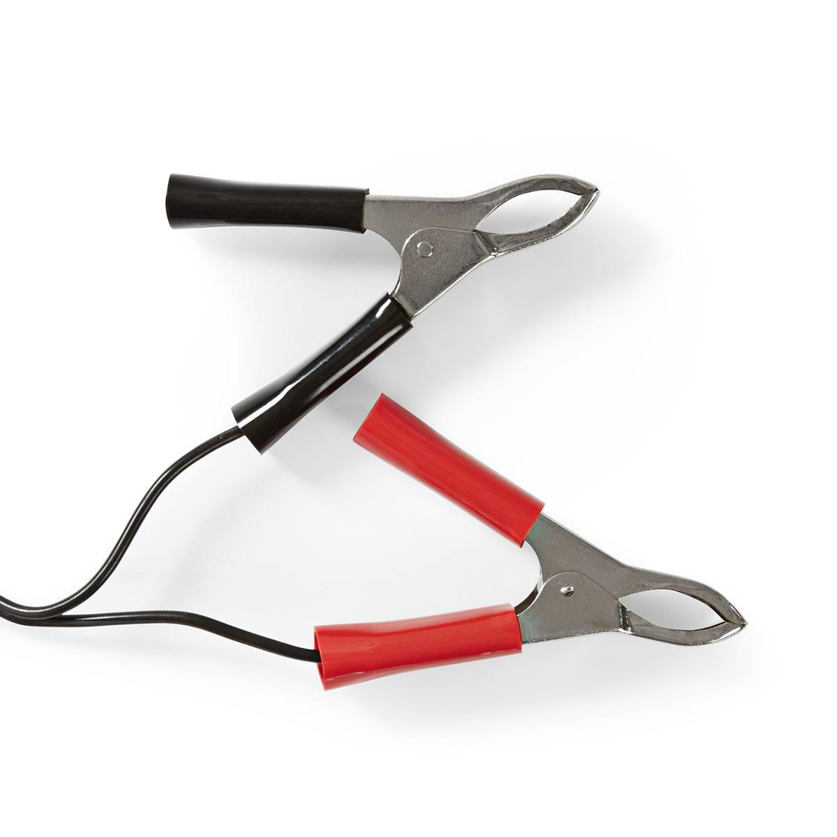 Automatisk Blybatterilader - 2 / 6 / 12VDC 0,6A m. klemmer