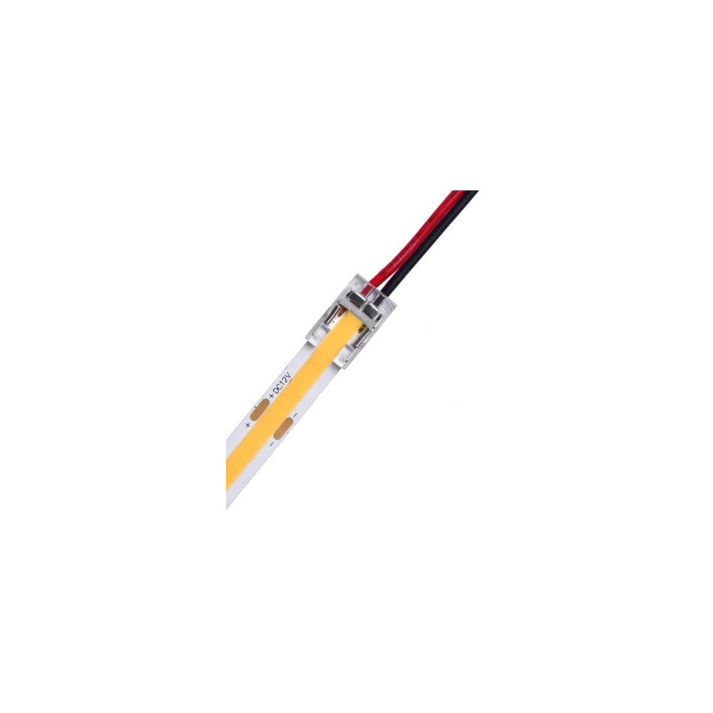 Lavprofil LED strip startstik - 8mm, COB, enkeltfarvet, IP20, 5V-24V