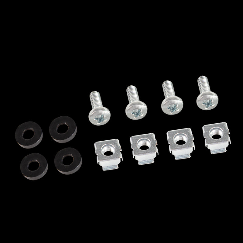 Udtrækshylde til 19" Rackskab - D:800mm, Sort