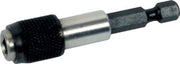 Tecos bitsholder 1/4" QuickLock, 60 mm, med låsering og magnet