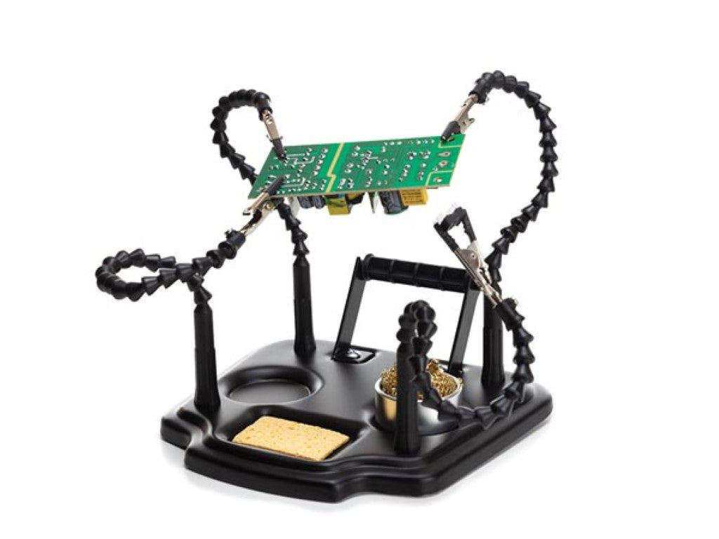 Hjælpende hånd m. 4 arme og loddestand