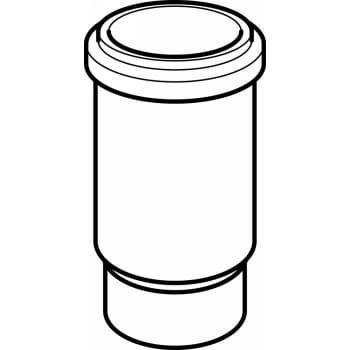 63 mm Langmuffe sort PEH Geberit
