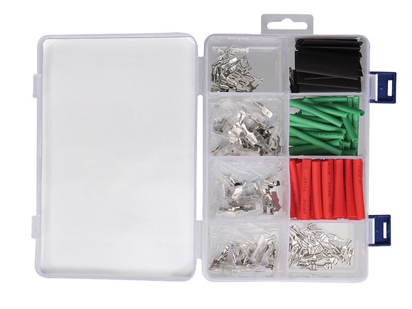 Kabelsko stiksortiment til lavspændings-projekter (390 dele)