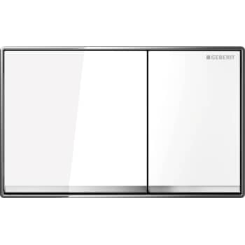 Betjeningsplade Omega 60, hvid glas