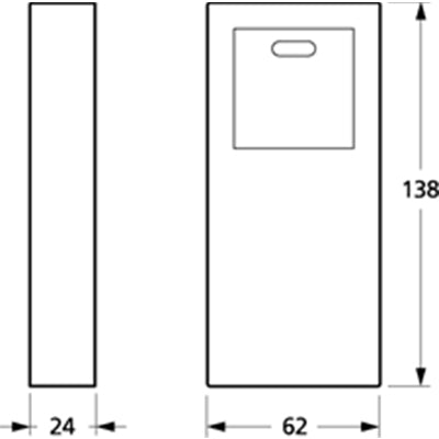 LK Fuga panelunderlag Baseline 1 modul - hvid