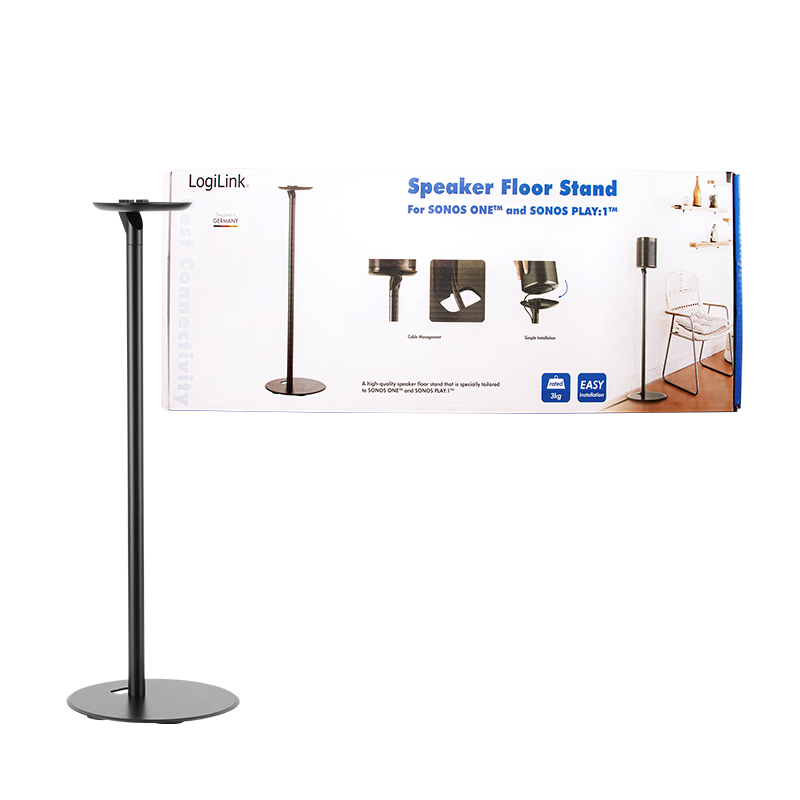 Gulvstand til Sonos ONE, ONE SL & Play 1 - Sort
