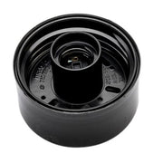 Armatur lige sort Ø95 mm IP40