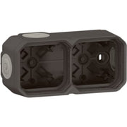 PLEXO 55 IP55 underlag 4 modul membran, antracit