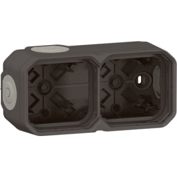PLEXO 55 IP55 underlag 4 modul membran, antracit