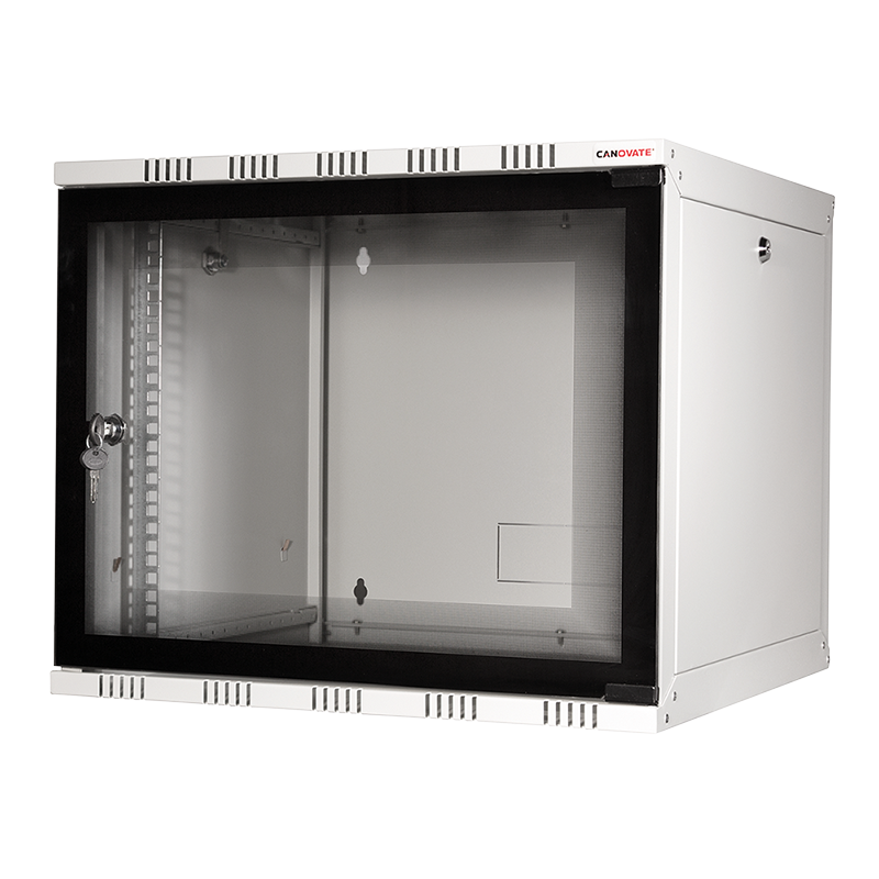 19" væg-rackskab - 12U B540xD550mm, Grå