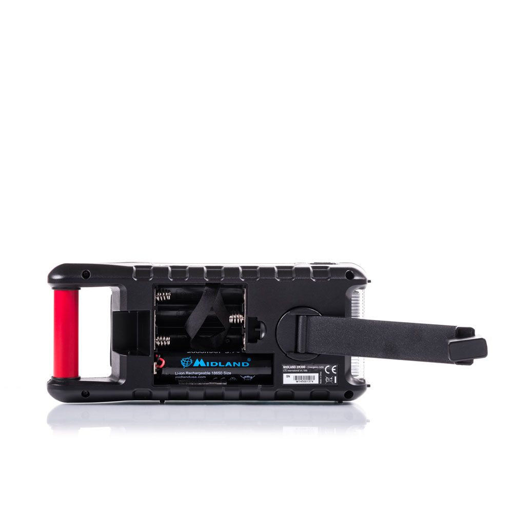 ER300 nødradio - AM/FM Radio, 2200mAh powerbank, SOS