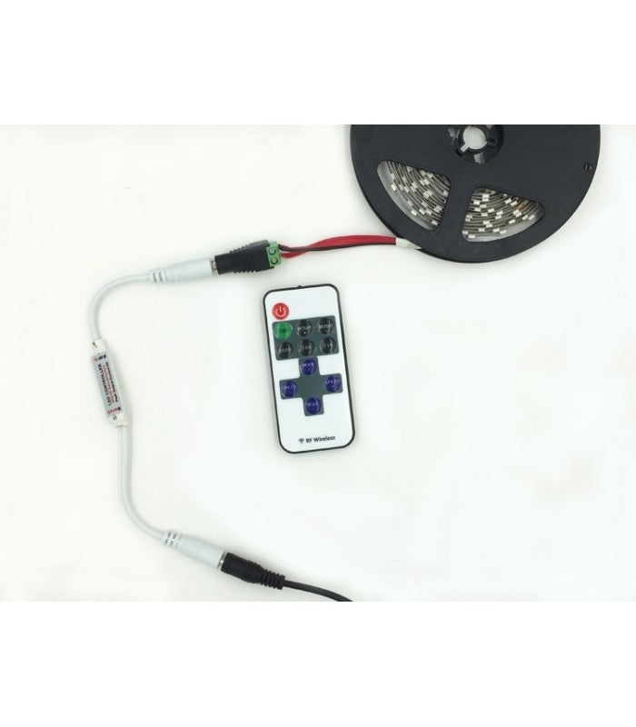 Trådløs dæmper med fjernbetjening - RF trådløs, memory funktion, 12V (30W)