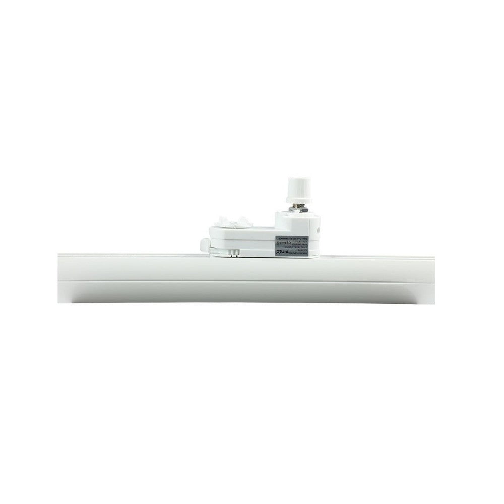 Lampeholder til Global skinner - Hvid, Passer til V-Tac 3-faset skinner