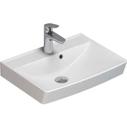 Dansani Cappella vask 52 cm porcelæn hvid