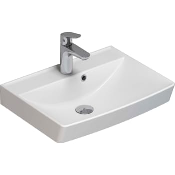 Dansani Cappella vask 52 cm porcelæn hvid