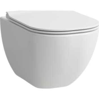 LAUFEN BASAL sampak - Rimless hængeskål med SC & QR sæde, hvid