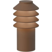 Bysted Garden Bollard Corten Colour Short Base Wo/Adaptor LED 3000K 14W
