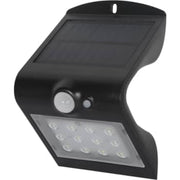 Mylight.Me Walllight 01plus, sort, lille, solcelle, LED 3000K