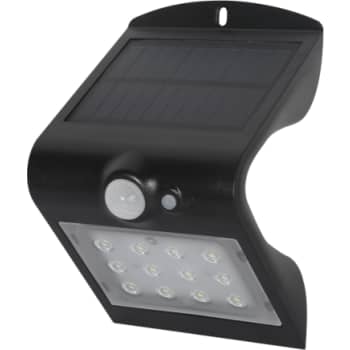 Mylight.Me Walllight 01plus, sort, lille, solcelle, LED 3000K