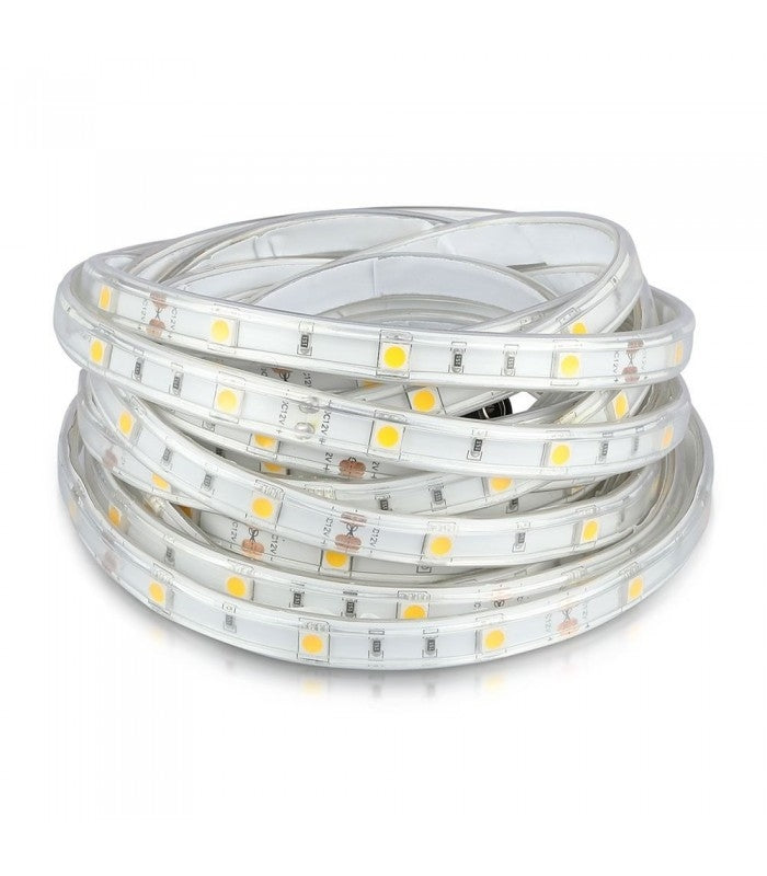 4.8W LED STRIP 6000K kold hvid IP65