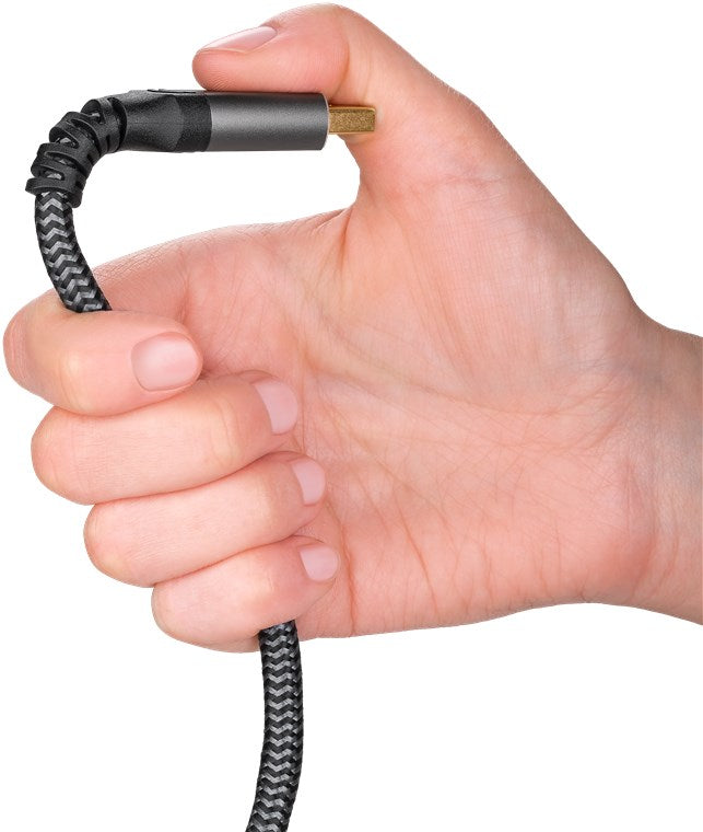 DisplayPort til HDMI Kabel - Tekstil-forstærket, 4K (1m)