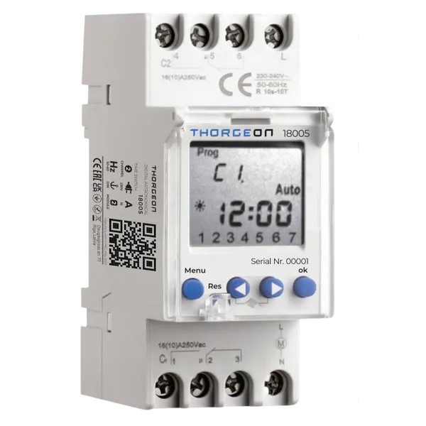 Digital Astronomical Time Switch 2-Kanals THORGEON