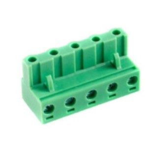 Indstik Skrueterminal - 5P hun, 7,62mm 300V/15A