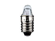 Dværglampe - 1,2V / 220mA / 0,25W Linse, E10 sokkel