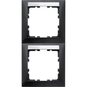 Ramme 2M med tekstfelt lod S.1 7021 mat antracit