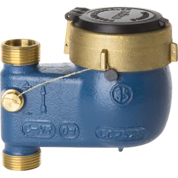 Koldtvandsmåler Qn2,5 (Q3 4,0) 105mm x 3/4", stigerør