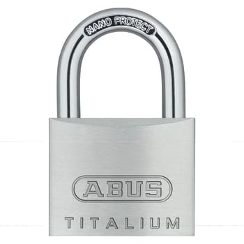 ABUS titalium hængelås 64TI/40 enslukkende 6412