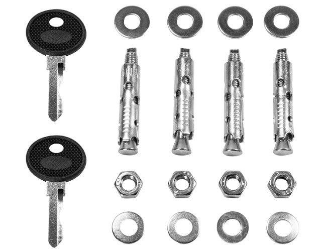 19" væg-rackskab - 6U 545 x 400, Sort