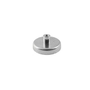 Ferrit pottemagnet Ø63 x 14 mm, M8 gevindbøsning