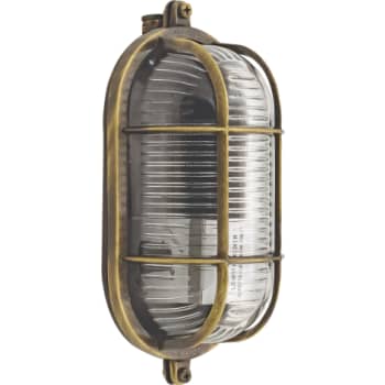 Andromeda 47 Oval skotlampe støbt messing IP64