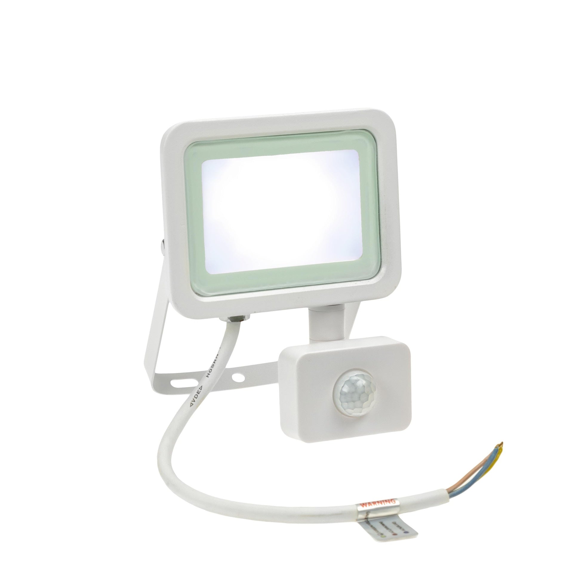 20W LED projektør m. sensor 6000K 1800 Lumen