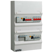 Færdigmonteret gruppetavle - HPFI, Tarif - 1x16A 3P+N-1x10A 3P+N-4x10A 1P+N