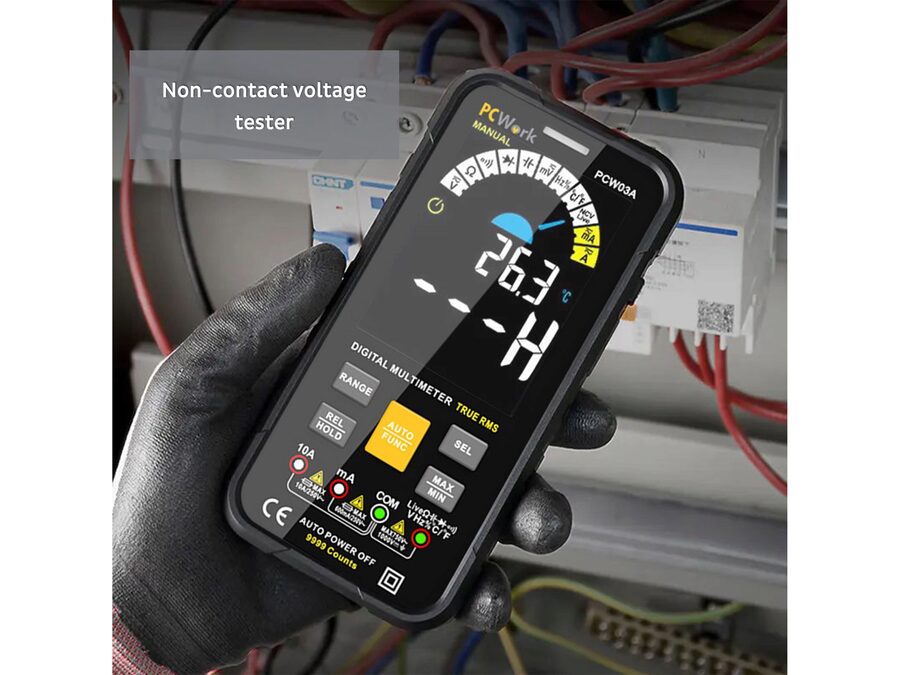 PCW03A Digital Multimeter, Smart, Sand RMS
