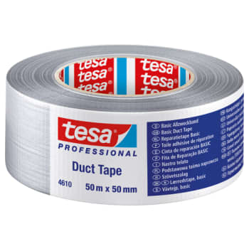 tesa lærredstape 4610 standard 50 mm x 50 m, grå