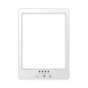 LED lysterapi lampe med timer - 14W, hvid, 12.000 LUX, flicker free